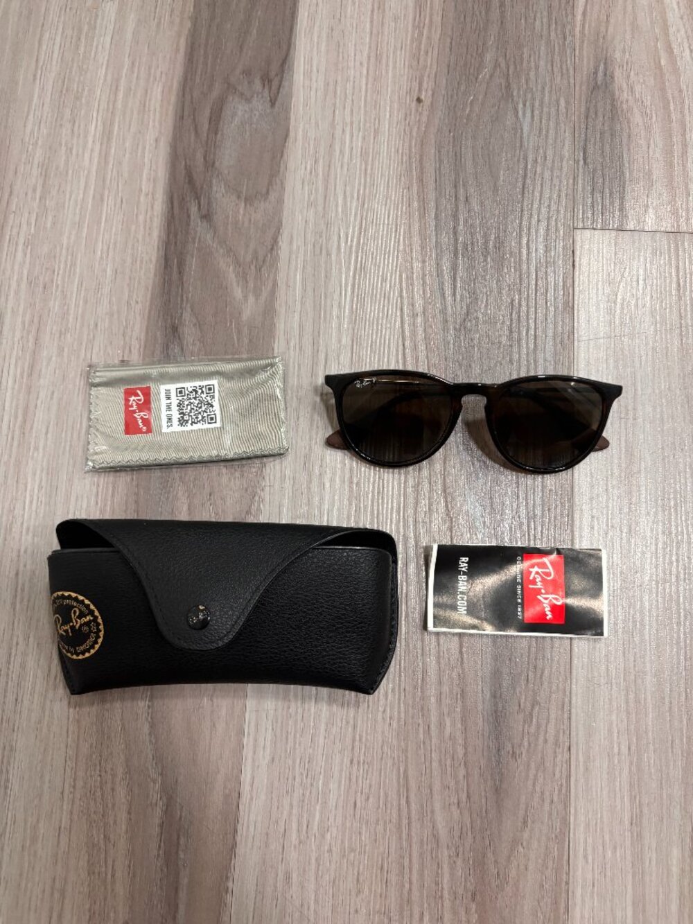 Ray-Ban Erika Polarized Tortoise Sunglasses